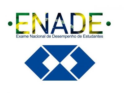 Imagem mostra logo do ENADE