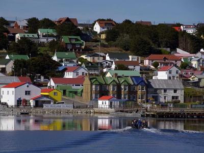 Imagem mostra Ilhas Falkland