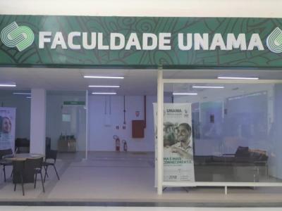 Fachada da Faculdade Unama Rio Branco