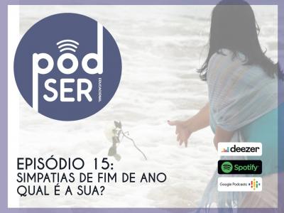 Imagem mostra arte do PodSer Educacional