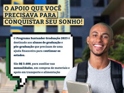 A iniciativa é voltada para estudantes matriculados nos cursos presenciais, semipresenciais ou EAD